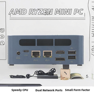 Nuovo arrivo R7 Ryzen 7840HS 8845HS Mini <span class=keywords><strong>PC</strong></span> per il gioco 2.5G Dual LAN USB 4.0 DDR5 512GB SSD supporta AU US EU JP UK spine - Product Image 2