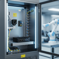Routeur logiciel 4 ports LAN pour PC Intel i5 4e/5e génération DDR3L, routeur logiciel Gigabit pour applications de serveur réseau domestique, de bureau et d'entreprise