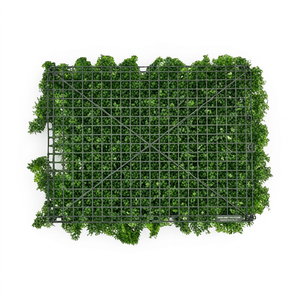 Artificial Mixed Fern Ivy Foliage Panel Dense Green Vertical Garden <b>Wall</b> Mat UV Resistant Indoor Outdoor Decorative Greenery - Product Image 3