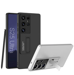 Ốp điện thoại GKK chống sốc, chất liệu TPU mờ giả da PU, có giá đỡ, dành cho Samsung Galaxy S25 Ultra S24 Ultra - Product Image 4