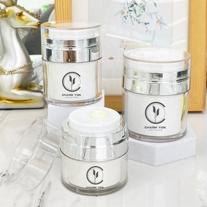 Easy to Use Luxury 15g 30g 50g Personal Care Cream Airless <strong>Pump</strong> Jar Plastic Refillable <strong>Pump</strong> Cosmetic Cream Jar Bottle <strong>Dispenser</strong> - Product Image 5