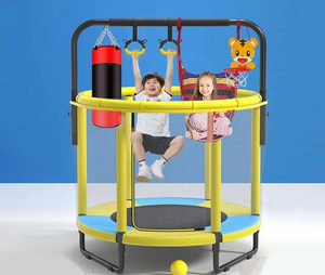Trampolín de Fitness de Alta Calidad, Trampolín Redondo para Niños, Color Rosa, Trampolín Infantil para Interiores y Exteriores para Bebés - Product Image 6