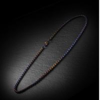 Chaîne à maillons en titane pur en forme de O 3mm 4mm, collier unisexe tendance pour soirée, bijoux de mode pour couples, Nirtoulbe, évaluation par une tierce partie