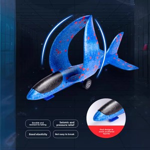 Pistola Lanza Aviones de Espuma de Plástico para Exteriores, Juguete de Avión Planeador con Luz LED para Niños - Product Image 5