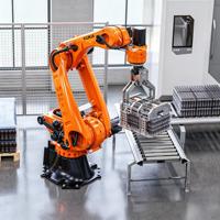 Robot Industri KUKA KR420 R3100 6 Axis dengan Beban Angkut Tinggi 420kg, Jangkauan 3100mm, IP65, untuk Penanganan dan Palletizing