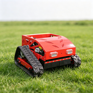 CE EPA-Zertifizierter Ferngesteuerter Raupenmäher Luftgekühlt Ein-Tasten-Start für Golfplatz Resort Campus Friedhof Rasen - Product Image 6