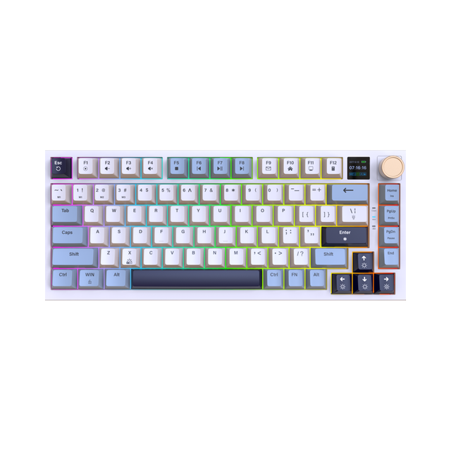 New Arrival Wholesale 82Key RGB Backlit Mechanical Gaming Keyboard USB Wired 75 Percent Wireless 2.4G Keyboard