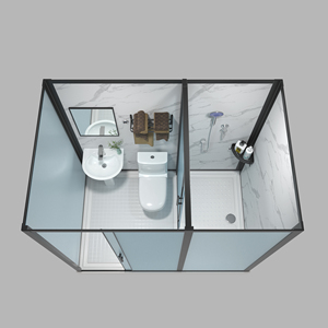 <span class=keywords><strong>Baño</strong></span> <span class=keywords><strong>Prefabricado</strong></span> Anticorrosión para Viviendas Temporales |   Unidad de <span class=keywords><strong>Baño</strong></span> y Ducha Todo en Uno de Diseño Moderno y Confiable - Product Image 3