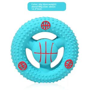 En çok satan Squeaky köpek oyuncaklar Puppies için dayanıklı sevimli lüks karikatür tarzı yumuşak lateks kauçuk interaktif Fetch köpek topları oyuncak - Product Image 4