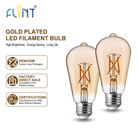 Ampoule LED Dimmable AC à Filament de Verre ST21/ST64, Culot B22/E26/E27, 7W Haute Luminosité, pour Hôtels et Résidences – Approvisionnement Direct Usine