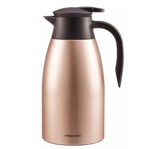 PINKAH 2L personnalisé SS304 2000ml 68oz flacon isolé sous vide 16/8 Thermos cafetière en acier inoxydable <span class=keywords><strong>Carafe</strong></span> thermique - Product Image 3