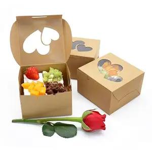 Caixas de biscoitos personalizadas para o Dia dos Namorados, caixas para presentes de casamento, mini bolos, doces, doces, doces, doces, chuveiro de bebês
