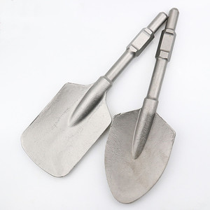 Customized China Manufacturer Steel Hex Shank 30*410mm Hammer Air Pneumatic Carving Masonry Clay <strong>Spade</strong> <strong>Chisel</strong> for Hard Rock - Product Image 3