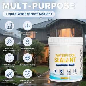 <b>Water</b>-Based Acrylic Transparent Waterproof Sealant Invisible Liquid Adhesive Anti-Leakage Eco-Friendly High Strength Waterproof - Product Image 2