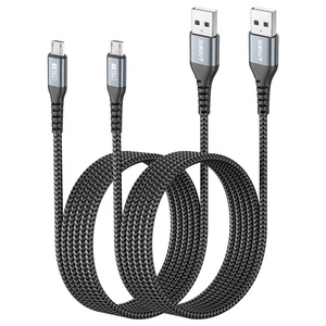 Câble USB Type-C tressé en nylon SUNGUY 18W, câble de charge USB, câble de données USB, câble de charge rapide, chargeur pour téléphone portable - Product Image 1