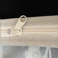 Drap de lit/rideau Non tissé Transparent, sacs d'emballage en PVC avec fermeture éclair,
