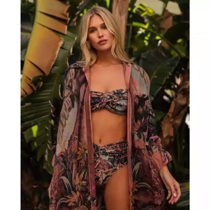 2022 nouvelles femmes imprimer nœud papillon découpe <span class=keywords><strong>une</strong></span> <span class=keywords><strong>pièce</strong></span> <span class=keywords><strong>maillot</strong></span> <span class=keywords><strong>de</strong></span> <span class=keywords><strong>bain</strong></span> et plage couvrir évider maillots <span class=keywords><strong>de</strong></span> <span class=keywords><strong>bain</strong></span> dos nu maillots <span class=keywords><strong>de</strong></span> <span class=keywords><strong>bain</strong></span> deux pièces ensemble - Product Image 2