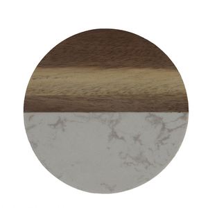 Custom Logo Hexagon Wood <b>Marble</b> <b>Coasters</b> Rustic Acacia Wooden <b>Coaster</b> Home Office Tea Coffee Cup Mats Pads - Product Image 4