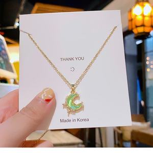 Collar de tenis de acero inoxidable al por mayor con colgante de circonita cúbica, gargantilla solitaria con diseño de flor, joyería de moda para mujer - Product Image 6