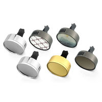 Diffuseur Métallique Personnalisé avec Logo – Accessoire de Mode Automobile, Désodorisant Parfum Rose Longue Durée pour Grille d'Aération