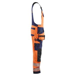 BLAKLADER - 262616485389C62 Peto con pechera de alta visibilidad Estiramiento en 4 direcciones Naranja/Azul marino-EAN 7330509930441 ROPA DE TRABAJO DE LA HI-VIS - Product Image 3