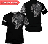 T-shirts pour hommes à bas prix Aztec Design Vêtements pour hommes à manches courtes T-shirts graphiques