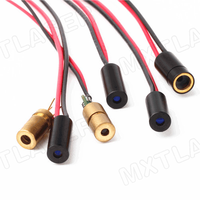 Haut de gamme D4x10mm Mini taille 635nm 650nm lentille en verre 1mW 5mW point rouge 3V 5V DC Module de Diode Laser pilote APC de qualité industrielle
