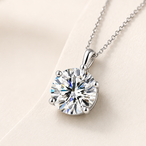 Collana da Donna Classica con Ciondolo Rotondo in Pietra, Catena a Maglia Box, Gioiello di Moda per Ogni Giorno - Product Image 4