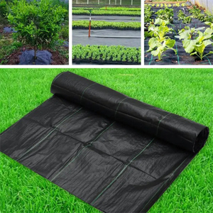 Toile de paillage noire en PP tissé, résistante aux UV, pour l'agriculture, protection contre l'herbe, couverture de sol pour jardin - Product Image 6