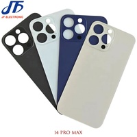 Remplacement de la vitre arrière à grande ouverture pour iPhone 14 Plus 14 Pro Max, panneau de verre arrière, couvercle de batterie