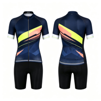Ensemble Maillot et Short de Cyclisme Respirant et à Séchage Rapide, Tailles Fortes, Vente en Gros OEM, Faible MOQ, Vêtements de Vélo Personnalisés en Usine