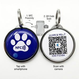 Высококачественный миниатюрный водонепроницаемый NFC-чип и <span class=keywords><strong>RFID</strong></span>-метка из ПВХ с чипом NTAG424 для собак и кошек - Product Image 3