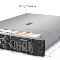 Serveur Dell PowerEdge R570 2U, processeur Intel Xeon 6, DDR5, 24x SAS SATA Storage, serveur rackable 17G 2U Dell