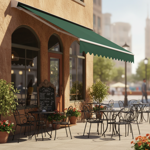 Auvent rétractable <span class=keywords><strong>motorisé</strong></span> pour extérieur, cadre en aluminium, <span class=keywords><strong>voile</strong></span> en PVC enduit, balcon, patio, protection contre la pluie, télécommande - Product Image 5