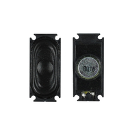 Haut-parleurs passifs miniatures en plastique certifiés ISO9001, 1W, 35*16mm, avec code d'erreur, pour ordinateur portable et téléphone mobile en extérieur
