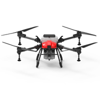 Kit complet de drone agricole 50L, 4 axes, châssis en carbone, télécommande H12, batterie de rechange, pour pulvérisation commerciale en plantation