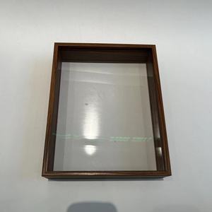 Tối óc chó bóng hộp 8x10 ''10x10'' gỗ khô hoa khung ảnh phong cảnh bó hoa hiển thị đứng trang trí nổi hình ảnh - Product Image 5