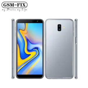 GSM-FIX مقفلة هاتف محمول 6.0 "LCD شاشة رباعية النواة 3GB RAM 32GB ROM لسامسونج غالاكسي J6 + الهاتف المحمول