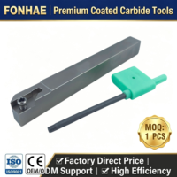 Porte-outil de rainurage en carbure monobloc haute qualité et haute rigidité, résistant à l'usure, pour usinage CNC d'acier inoxydable et d'alliage de titane