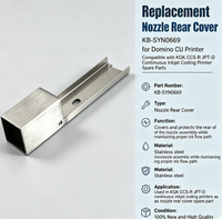 Cache arrière de buse de rechange KB-SYN0669 compatible avec les imprimantes de codage à jet d'encre continu KGK CCS-R JPT-D – Pièces détachées