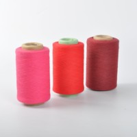 Colored Regenerated Poly Cotton Yarn OE Cotton Yarn for Knitting and Weaving