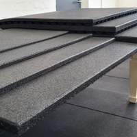 Tapis de sol en caoutchouc EPDM antidérapant de 15 mm, haute résistance, pour salle de sport à domicile, atelier, stand de tir et applications de jardinage