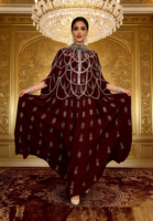 Nouvelles Arrivées 2026 : Abaya Modeste pour Femme, Nouveaux Designs Islamiques de Dubaï, Robe de Soirée Longue en Georgette à Manches Longues Faite à la Main pour le Printemps