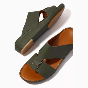 SHIKOL hommes Coustmize chaussures sandales chaussures arabes traditionnelles doublure souple arabe pantoufle 2025 confortable plage vacances - Product Image 1