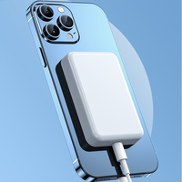 Banco de Energía Inalámbrico Personalizable de Alta Capacidad de 10000 mAh con Carga Rápida de 15 W, Interfaces USB-C/Tipo-C, Banco de Energía Magnético