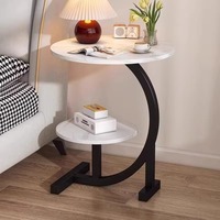 Table basse de rangement portable, style moderne et minimaliste, luxe léger, pour salon, chambre à coucher, table d'appoint de canapé