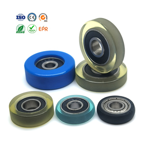 Rueda <span class=keywords><strong>de</strong></span> polea <span class=keywords><strong>de</strong></span> poliuretano <span class=keywords><strong>de</strong></span> bajo ruido 5x16x5mm 685RS rodamiento recubierto <span class=keywords><strong>de</strong></span> PU con goma <span class=keywords><strong>para</strong></span> puerta corredera ventana muebles gabinete - Product Image 5