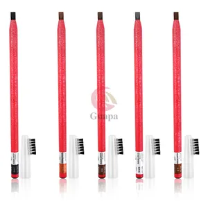 Wholesale Waterproof Microblading Eyebrow Pencil Peel-off Brow Pencil with Brush Tattoo Makeup Microblading Supplies