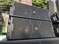 TI Pro Audio LA-2122 Dual 10 inci 2 cara pasif aktif Line Array sistem suara