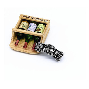 yunnique Stainless Steel Cylindrical Jewelry Tube Sleeve Skull Relief For Bracelet Making PJ0040B - Product Image 3